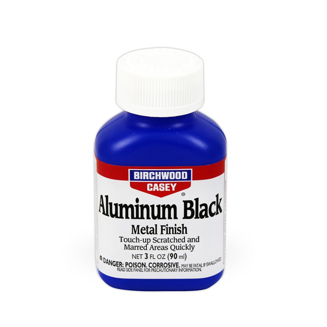 Birchwood Casey Aluminio Acabado de metal negro, 3 fl. onz. Botella